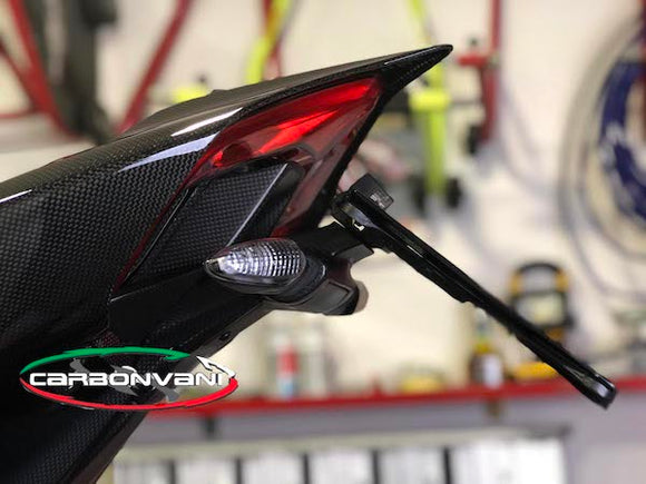 CARBONVANI Ducati Panigale V2 (2020+) Carbon License Plate Holder – Accessories in the 2WheelsHero Motorcycle Aftermarket Accessories and Parts Online Shop