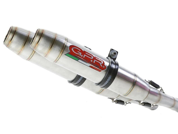 GPR Aprilia Dorsoduro 900 Dual Slip-on Exhaust 