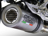 GPR Ducati Diavel 1200 Slip-on Exhaust "M3 Titanium Natural" – Accessories in the 2WheelsHero Motorcycle Aftermarket Accessories and Parts Online Shop