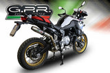 GPR BMW F850GS / Adventure Slip-on Exhaust "Deeptone Inox" (EU homologated) – Accessories in the 2WheelsHero Motorcycle Aftermarket Accessories and Parts Online Shop