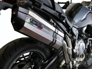 GPR BMW F750GS Slip-on Exhaust "Sonic Titanium" (EU homologated) – Accessories in the 2WheelsHero Motorcycle Aftermarket Accessories and Parts Online Shop