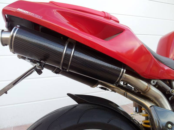 TERMIGNONI 042CR 96103402B Ducati Superbike 916 / 748 / 996 / 998 Carbon Dual Slip-on Exhaust (racing) – Accessories in the 2WheelsHero Motorcycle Aftermarket Accessories and Parts Online Shop