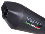 GPR Ducati Hypermotard 821 Slip-on Exhaust "GPE Anniversary Black Titanium" – Accessories in the 2WheelsHero Motorcycle Aftermarket Accessories and Parts Online Shop