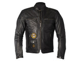 EX-MOTORCYCLE Leather Jacket "Helston Tracker" (black) – Merc. in the 2WheelsHero Motorcycle Aftermarket Accessories and Parts Online Shop