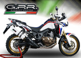 GPR Honda CRF1000L Africa Twin Slip-on Exhaust "Albus Ceramic" (EU homologated) – Accessories in the 2WheelsHero Motorcycle Aftermarket Accessories and Parts Online Shop