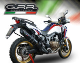 GPR Honda CRF1000L Africa Twin Adventure Sports (18/19) Slip-on Exhaust "Furore Evo 4 Nero" (EU homologated) – Accessories in the 2WheelsHero Motorcycle Aftermarket Accessories and Parts Online Shop