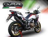 GPR Honda CRF1000L Africa Twin Adventure Sports (18/19) Slip-on Exhaust "GP Evo 4 Black Titanium" (EU homologated) – Accessories in the 2WheelsHero Motorcycle Aftermarket Accessories and Parts Online Shop