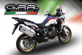 GPR Honda CRF1000L Africa Twin Slip-on Exhaust "Sonic Titanium" (EU homologated) – Accessories in the 2WheelsHero Motorcycle Aftermarket Accessories and Parts Online Shop