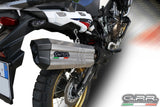 GPR Honda CRF1000L Africa Twin Slip-on Exhaust "Sonic Inox" (EU homologated) – Accessories in the 2WheelsHero Motorcycle Aftermarket Accessories and Parts Online Shop