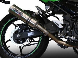 GPR Kawasaki Ninja 400 Full Exhaust System "M3 Titanium Natural" – Accessories in the 2WheelsHero Motorcycle Aftermarket Accessories and Parts Online Shop