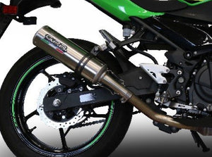 GPR Kawasaki Z400 Full Exhaust System "M3 Titanium Natural" – Accessories in the 2WheelsHero Motorcycle Aftermarket Accessories and Parts Online Shop