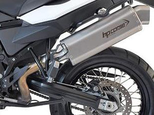 HP CORSE BMW F800GS Slip-on Exhaust "4-Track Titanium" (EU homologated) – Accessories in the 2WheelsHero Motorcycle Aftermarket Accessories and Parts Online Shop