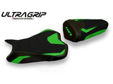 TAPPEZZERIA ITALIA Kawasaki ZX-6R (09/12) Ultragrip Seat Cover "Cracovia 1" – Accessories in the 2WheelsHero Motorcycle Aftermarket Accessories and Parts Online Shop