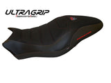 TAPPEZZERIA ITALIA Ducati Monster 1200 (17/21) Ultragrip Seat Cover "Piombino Total Black" – Accessories in the 2WheelsHero Motorcycle Aftermarket Accessories and Parts Online Shop