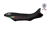 TAPPEZZERIA ITALIA MV Agusta Rivale 800 CC Seat Cover "Sorrento Total Black Tricolor" – Accessories in the 2WheelsHero Motorcycle Aftermarket Accessories and Parts Online Shop