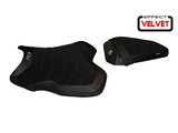 TAPPEZZERIA ITALIA Yamaha YZF-R1 (2015+) Comfort Seat Cover "Cordova Total Black Velvet" – Accessories in the 2WheelsHero Motorcycle Aftermarket Accessories and Parts Online Shop