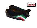 TAPPEZZERIA ITALIA Ducati Panigale V4 (2018+) Velvet Seat Cover "Nelson" – Accessories in the 2WheelsHero Motorcycle Aftermarket Accessories and Parts Online Shop