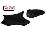 TAPPEZZERIA ITALIA Kawasaki ZX-10R (11/15) Velvet Seat Cover "Galway Total Black" – Accessories in the 2WheelsHero Motorcycle Aftermarket Accessories and Parts Online Shop