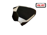 TAPPEZZERIA ITALIA Ducati Panigale V4 (2018+) Velvet Seat Cover "Cancun 1" (passenger) – Accessories in the 2WheelsHero Motorcycle Aftermarket Accessories and Parts Online Shop