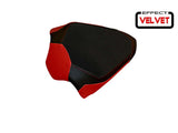 TAPPEZZERIA ITALIA Ducati Panigale V4 (2018+) Velvet Seat Cover "Cancun 2" (passenger) – Accessories in the 2WheelsHero Motorcycle Aftermarket Accessories and Parts Online Shop