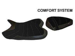 TAPPEZZERIA ITALIA Yamaha YZF-R1 (09/14) Comfort Seat Cover "Cardiff Total Black" – Accessories in the 2WheelsHero Motorcycle Aftermarket Accessories and Parts Online Shop