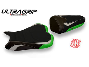 TAPPEZZERIA ITALIA Kawasaki ZX-6R (13/18) Ultragrip Seat Cover "Pune Special Color" – Accessories in the 2WheelsHero Motorcycle Aftermarket Accessories and Parts Online Shop