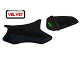 TAPPEZZERIA ITALIA Kawasaki ZX-10R (11/15) Velvet Seat Cover "Galway Total Black" – Accessories in the 2WheelsHero Motorcycle Aftermarket Accessories and Parts Online Shop