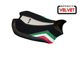 TAPPEZZERIA ITALIA Ducati Panigale V4 (2018+) Velvet Seat Cover "Nelson" – Accessories in the 2WheelsHero Motorcycle Aftermarket Accessories and Parts Online Shop