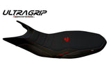 TAPPEZZERIA ITALIA Ducati Hypermotard 821/939 Ultragrip Seat Cover "Megara Total Black" – Accessories in the 2WheelsHero Motorcycle Aftermarket Accessories and Parts Online Shop