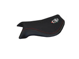 TAPPEZZERIA ITALIA MV Agusta F4 (99/09) Velvet Seat Cover "Castroreale Total Black" – Accessories in the 2WheelsHero Motorcycle Aftermarket Accessories and Parts Online Shop