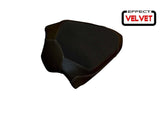 TAPPEZZERIA ITALIA Ducati Panigale V4 (2018+) Velvet Seat Cover "Cancun 1" (passenger) – Accessories in the 2WheelsHero Motorcycle Aftermarket Accessories and Parts Online Shop