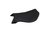 TAPPEZZERIA ITALIA MV Agusta F4 (99/09) Velvet Seat Cover "Castroreale Total Black" – Accessories in the 2WheelsHero Motorcycle Aftermarket Accessories and Parts Online Shop