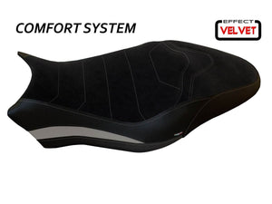 TAPPEZZERIA ITALIA Ducati Monster 821 (18/20) Comfort Seat Cover "Ovada 2 Velvet" – Accessories in the 2WheelsHero Motorcycle Aftermarket Accessories and Parts Online Shop