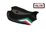 TAPPEZZERIA ITALIA Ducati Panigale V4 (2018+) Velvet Seat Cover "Nelson" – Accessories in the 2WheelsHero Motorcycle Aftermarket Accessories and Parts Online Shop