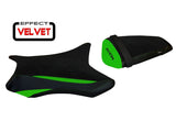 TAPPEZZERIA ITALIA Kawasaki ZX-10R (11/15) Velvet Seat Cover "Galway 1" – Accessories in the 2WheelsHero Motorcycle Aftermarket Accessories and Parts Online Shop