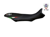 TAPPEZZERIA ITALIA MV Agusta Rivale 800 CC Seat Cover "Sorrento Total Black Tricolor" – Accessories in the 2WheelsHero Motorcycle Aftermarket Accessories and Parts Online Shop