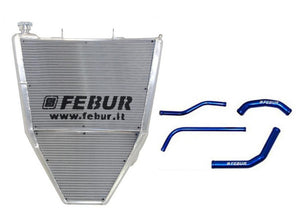 FEBUR Kawasaki ZX-10R (11/15) Complete Racing Water Radiator (With silicon hoses) – Accessories in the 2WheelsHero Motorcycle Aftermarket Accessories and Parts Online Shop