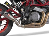 QD EXHAUST Indian FTR 1200 Slip-on Exhaust "Gunshot" (racing) – Accessories in the 2WheelsHero Motorcycle Aftermarket Accessories and Parts Online Shop