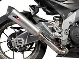 QD EXHAUST Aprilia RSV4 (18/20) Slip-on Exhaust "Tronco-Cono" (EU homologated) – Accessories in the 2WheelsHero Motorcycle Aftermarket Accessories and Parts Online Shop