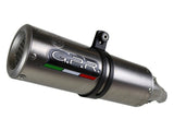 GPR Ducati Hypermotard 821 Slip-on Exhaust "M3 Titanium Natural" (EU homologated) – Accessories in the 2WheelsHero Motorcycle Aftermarket Accessories and Parts Online Shop