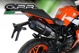 GPR KTM 125 RC (17/21) Slip-on Exhaust "Furore Nero" – Accessories in the 2WheelsHero Motorcycle Aftermarket Accessories and Parts Online Shop