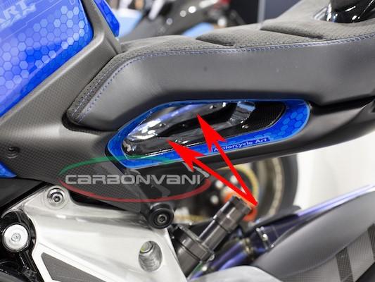 CARBONVANI MV Agusta Brutale 800 (2016+) Carbon Under Seat Round Panels Set – Accessories in the 2WheelsHero Motorcycle Aftermarket Accessories and Parts Online Shop