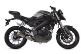 GPR Yamaha MT-125 Full Exhaust System "Deeptone Inox" (EU homologated) – Accessories in the 2WheelsHero Motorcycle Aftermarket Accessories and Parts Online Shop