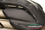 CARBONVANI MV Agusta Turismo Veloce Carbon Exhaust Guard – Accessories in the 2WheelsHero Motorcycle Aftermarket Accessories and Parts Online Shop