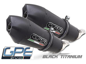 GPR Ducati Multistrada 620 Dual Slip-on Exhaust "GPE Anniversary Black Titanium" (EU homologated) – Accessories in the 2WheelsHero Motorcycle Aftermarket Accessories and Parts Online Shop