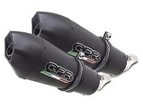 GPR Ducati Hypermotard 1100 Dual Slip-on Exhaust "GPE Anniversary Black Titanium" (EU homologated) – Accessories in the 2WheelsHero Motorcycle Aftermarket Accessories and Parts Online Shop