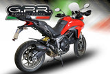 GPR Ducati Multistrada 950 Slip-on Exhaust "GP Evo 4 Black Titanium" (EU homologated) – Accessories in the 2WheelsHero Motorcycle Aftermarket Accessories and Parts Online Shop