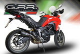 GPR Ducati Multistrada 950 Slip-on Exhaust "GP Evo 4 Poppy" (EU homologated) – Accessories in the 2WheelsHero Motorcycle Aftermarket Accessories and Parts Online Shop