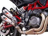 QD EXHAUST Indian FTR 1200 Dual Slip-on Exhaust "Gunshot" (EU homologated) – Accessories in the 2WheelsHero Motorcycle Aftermarket Accessories and Parts Online Shop