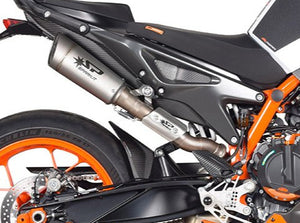 SPARK GKT0115 KTM 790 / 890 Duke (2018+) Titanium Semi-Full Double Exhaust System "GRID-O" (175 mm; approved) – Accessories in the 2WheelsHero Motorcycle Aftermarket Accessories and Parts Online Shop